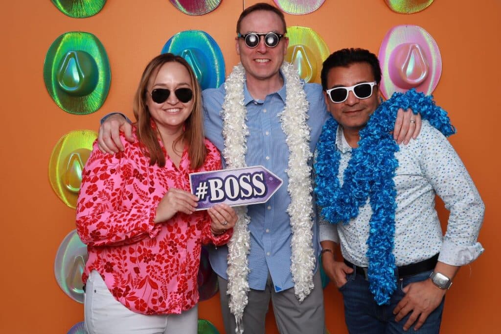 image of people posing in a photo booth