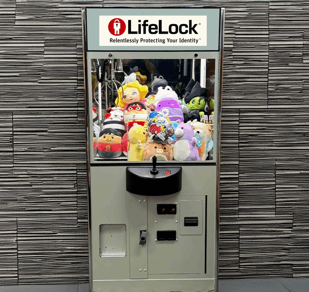 image of a claw machine for Lifelock