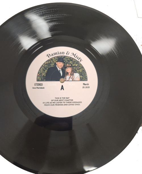 image of a personalized record