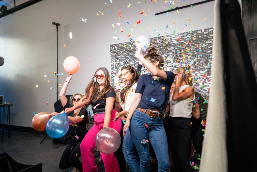 image of people having fun in the slow motion video booth