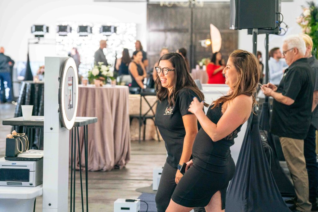 image of two girls laughing after they saw their photo